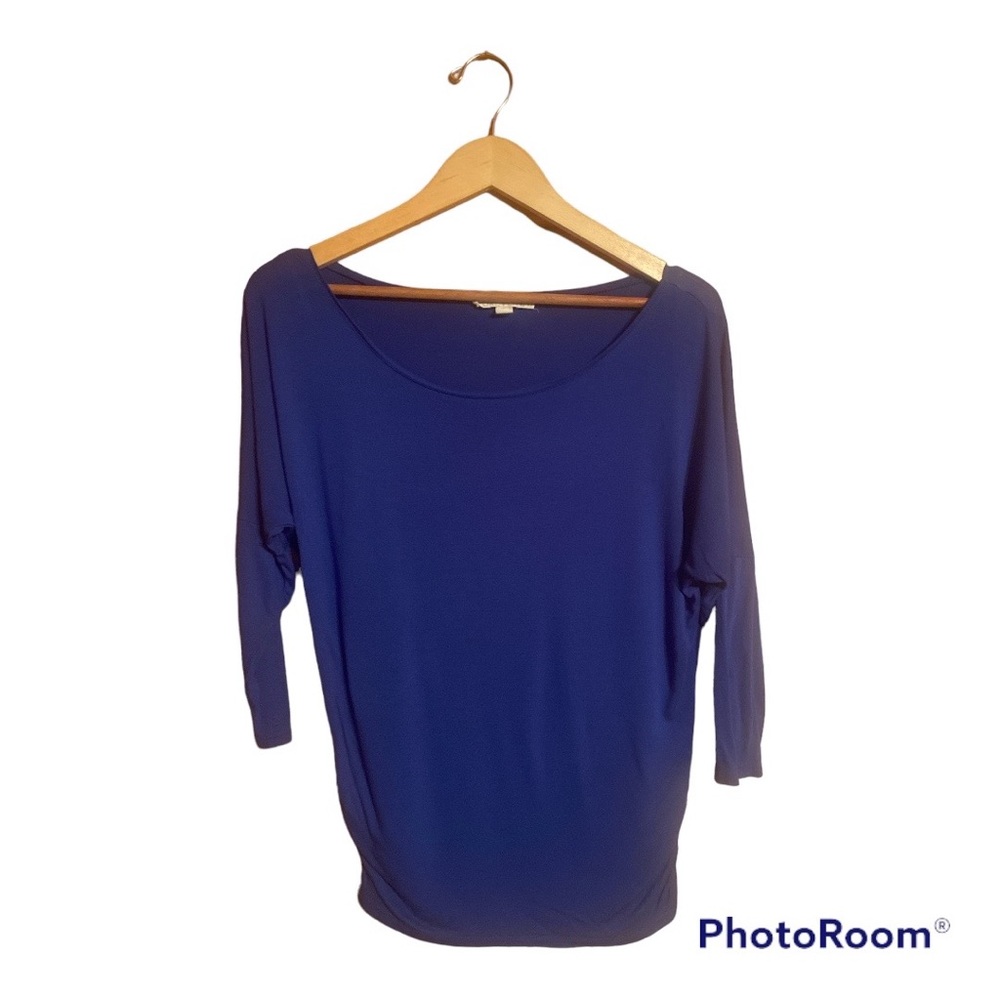 Forever 21 Royal Blue Dolman Pullover Women’s Size Medium Long Sleeve T-Shirt